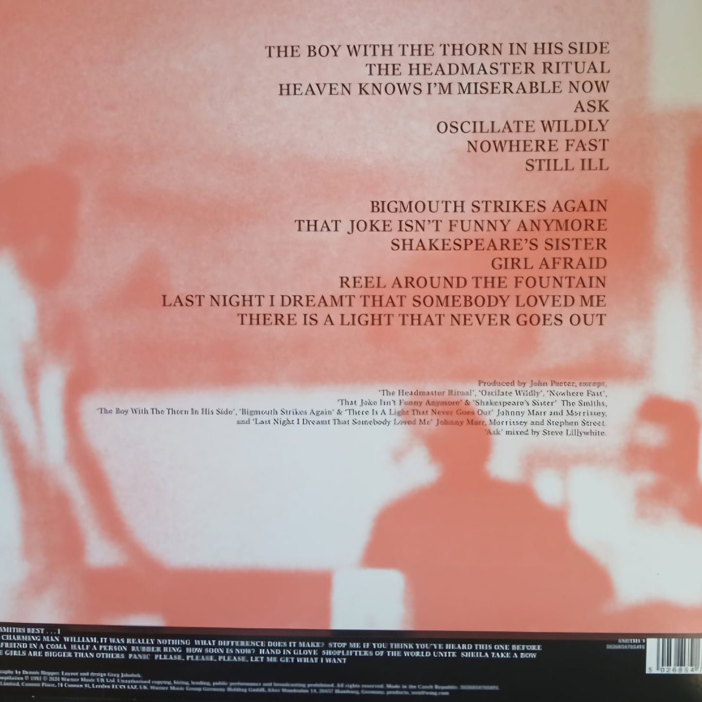 THE SMITHS : BEST II LP 180G
