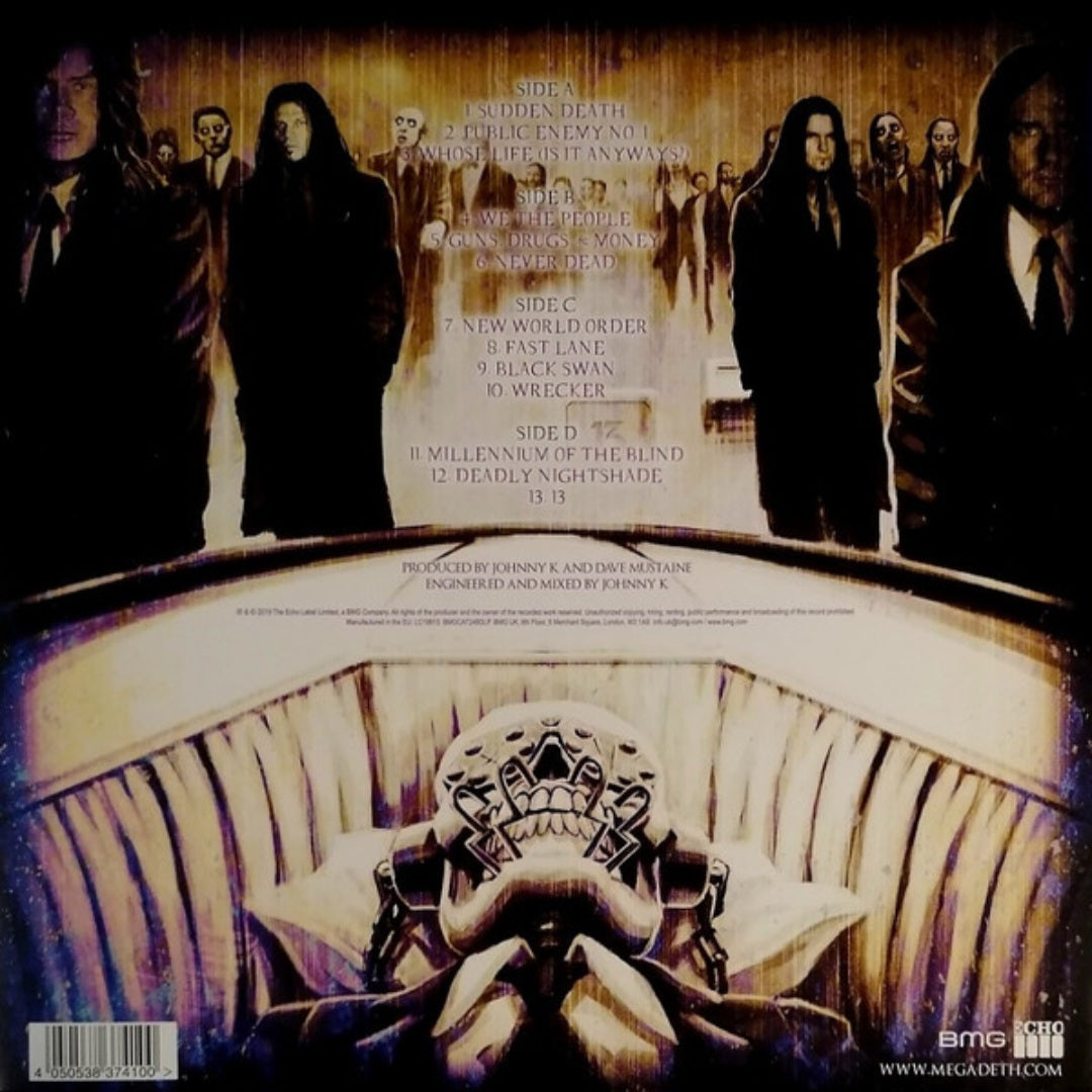 MEGADETH : THIRT3EN 2LP 180G