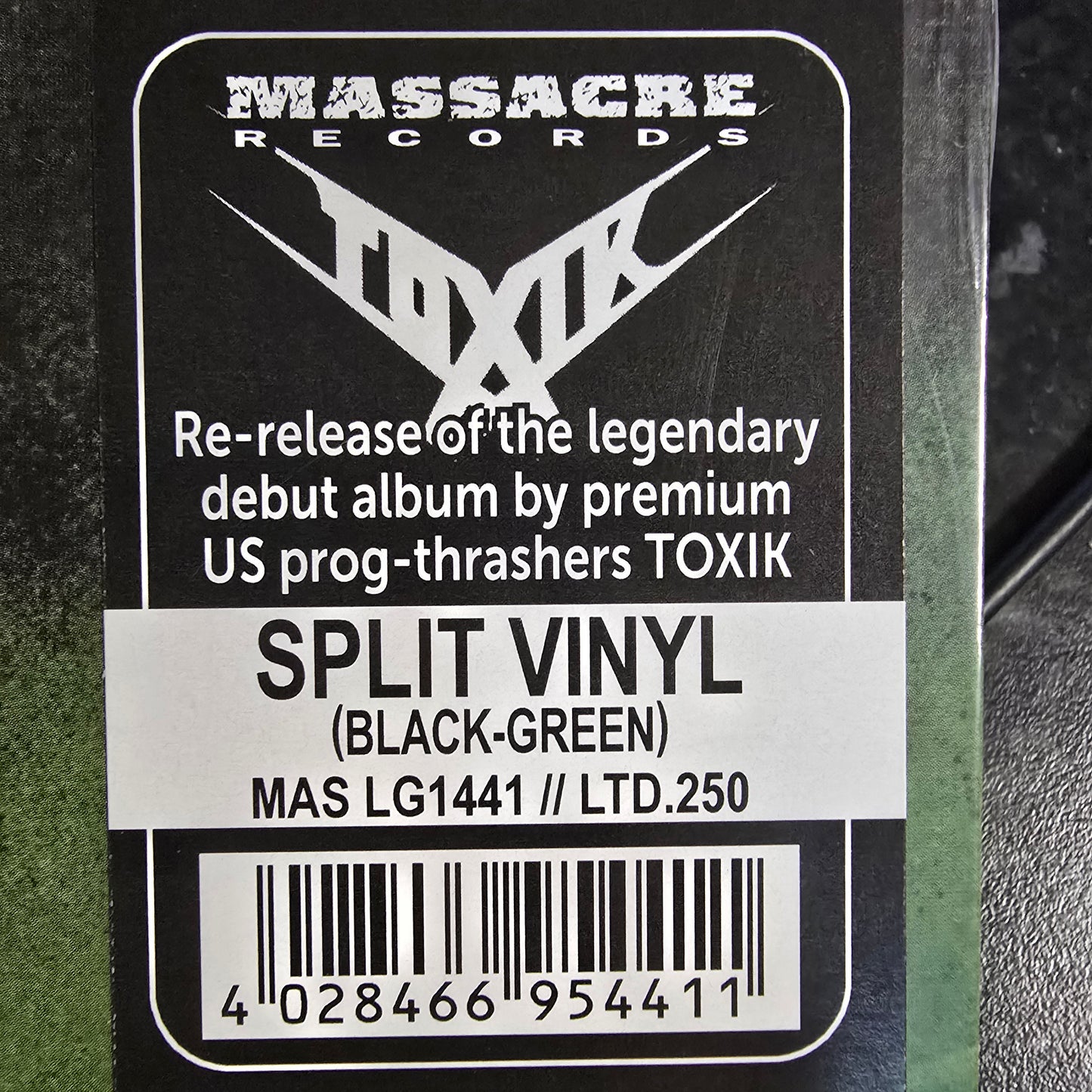 TOXIK : WORLD CIRCUS LTD LP 180G GREEN BLACK SPLIT VINYL