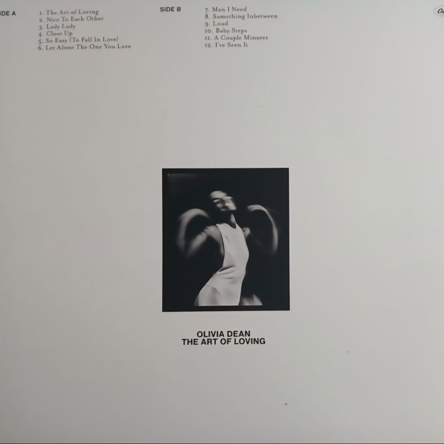 OLIVIA DEAN : THE ART OF LOVING LP 180G
