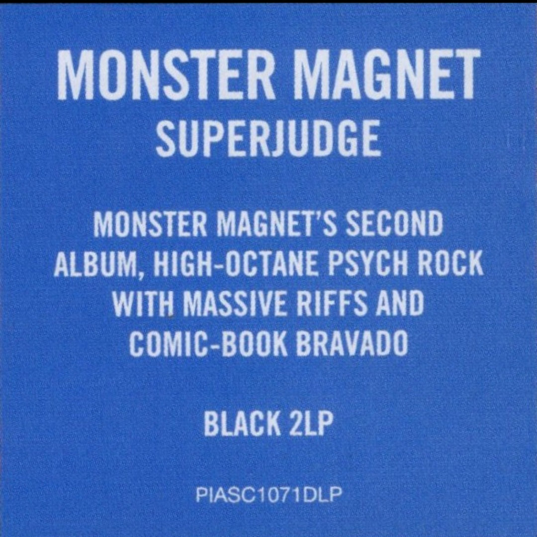 MONSTER MAGNET : SUPERJUDGE 2LP 180G GATEFOLD SLEEVE