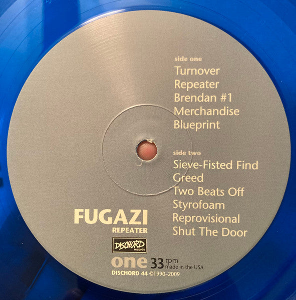 FUGAZI : REPEATER LTD LP 180G BLUE VINYL