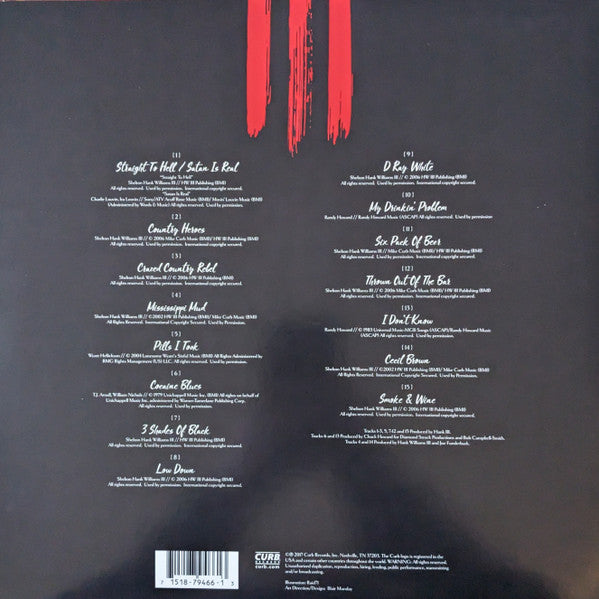 HANK WILLIAMS III : GREATEST HITS LP 180G