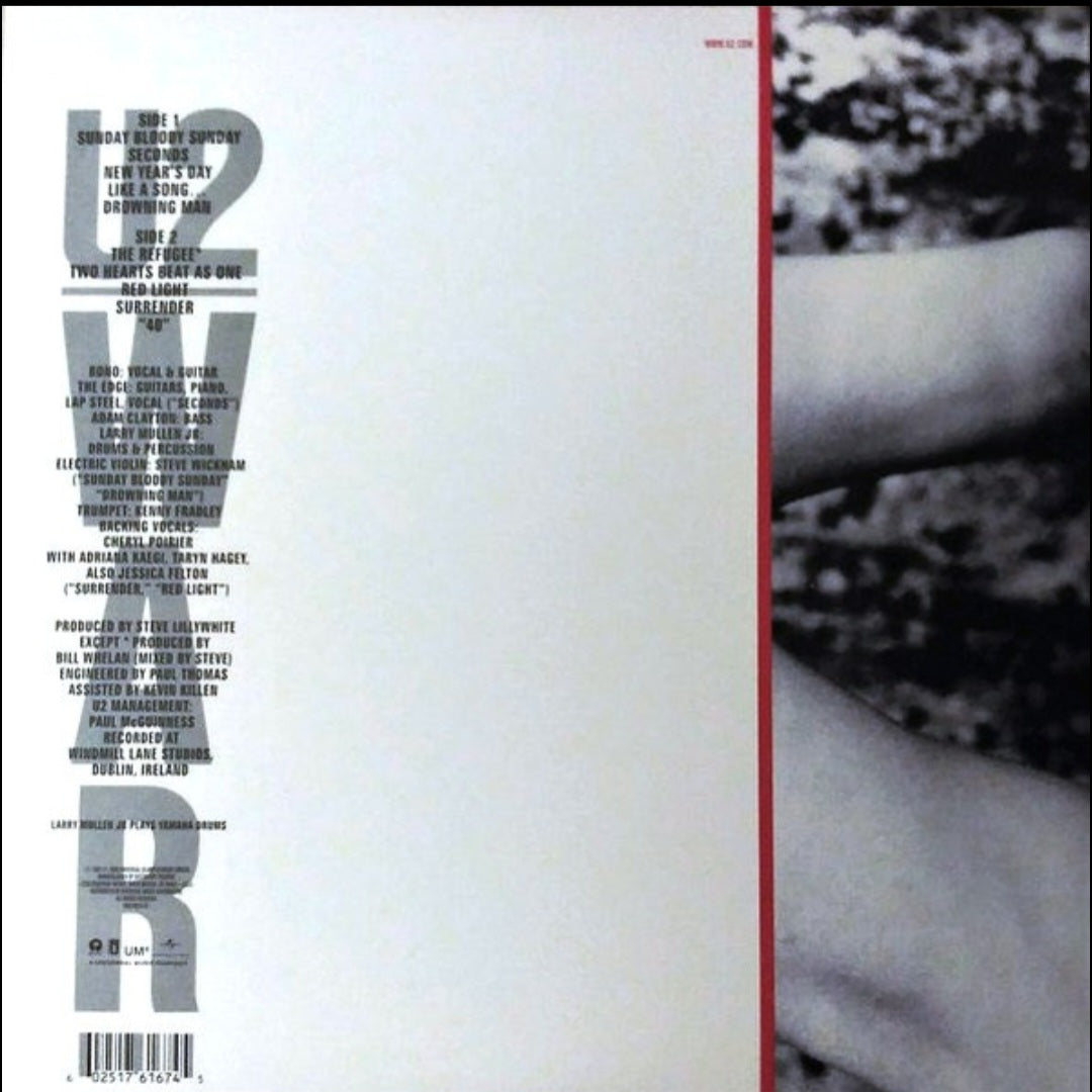 U2 : WAR LP 180G GATEFOLD SLEEVE