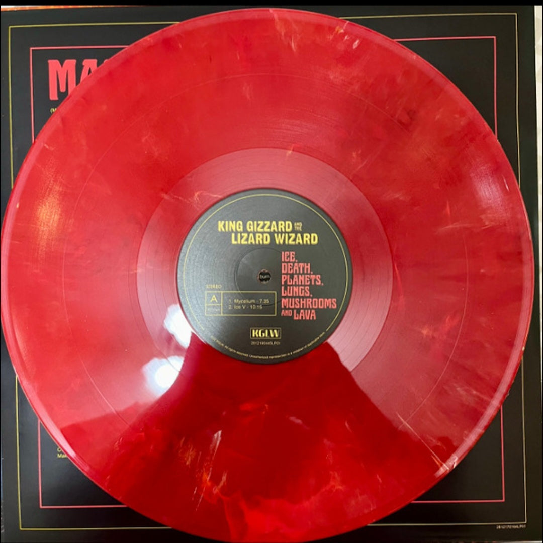 KING GIZZARD AND THE LIZARD WIZARD 🦎 ICE DEATH PLANETS LUNGS MUSHROOMS AND LAVA LTD 2LP 180G LUCKY RAINBOW VINYL