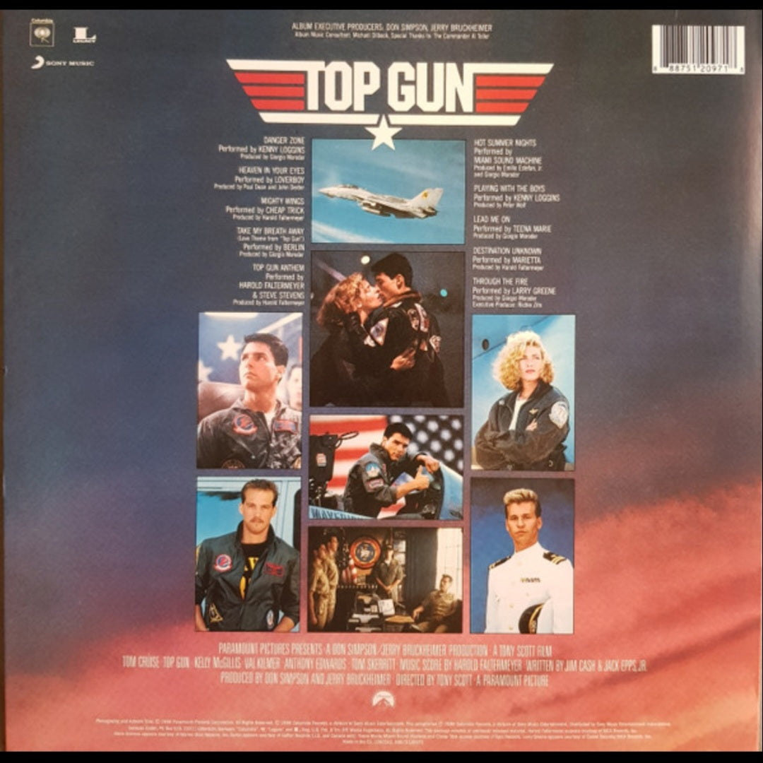 TOP GUN : ORIGINAL MOTION PICTURE SOUNDTRACK LP 180G