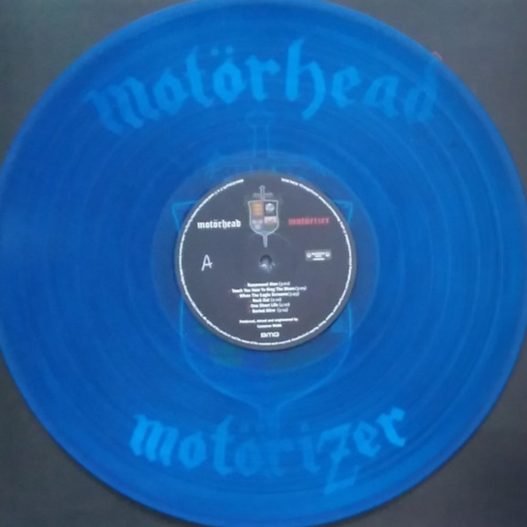 MOTORHEAD : MOTORIZER LTD LP 180G TRANSPARENT BLUE VINYL
