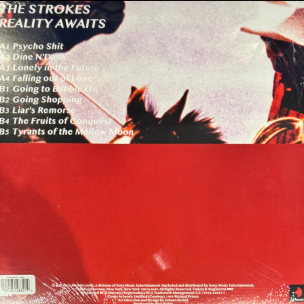 THE STROKES : REALITY AWAITS LTD LP TRIFOLD SLEEVE WITH POSTER