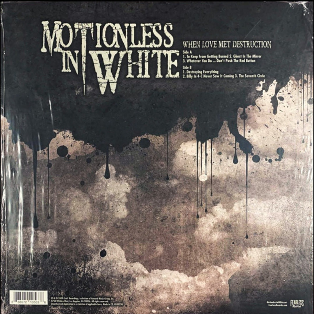 MOTIONLESS IN WHITE : WHEN LOVE MET DESTRUCTION LTD 10TH ANNIVERSARY EP 18OG