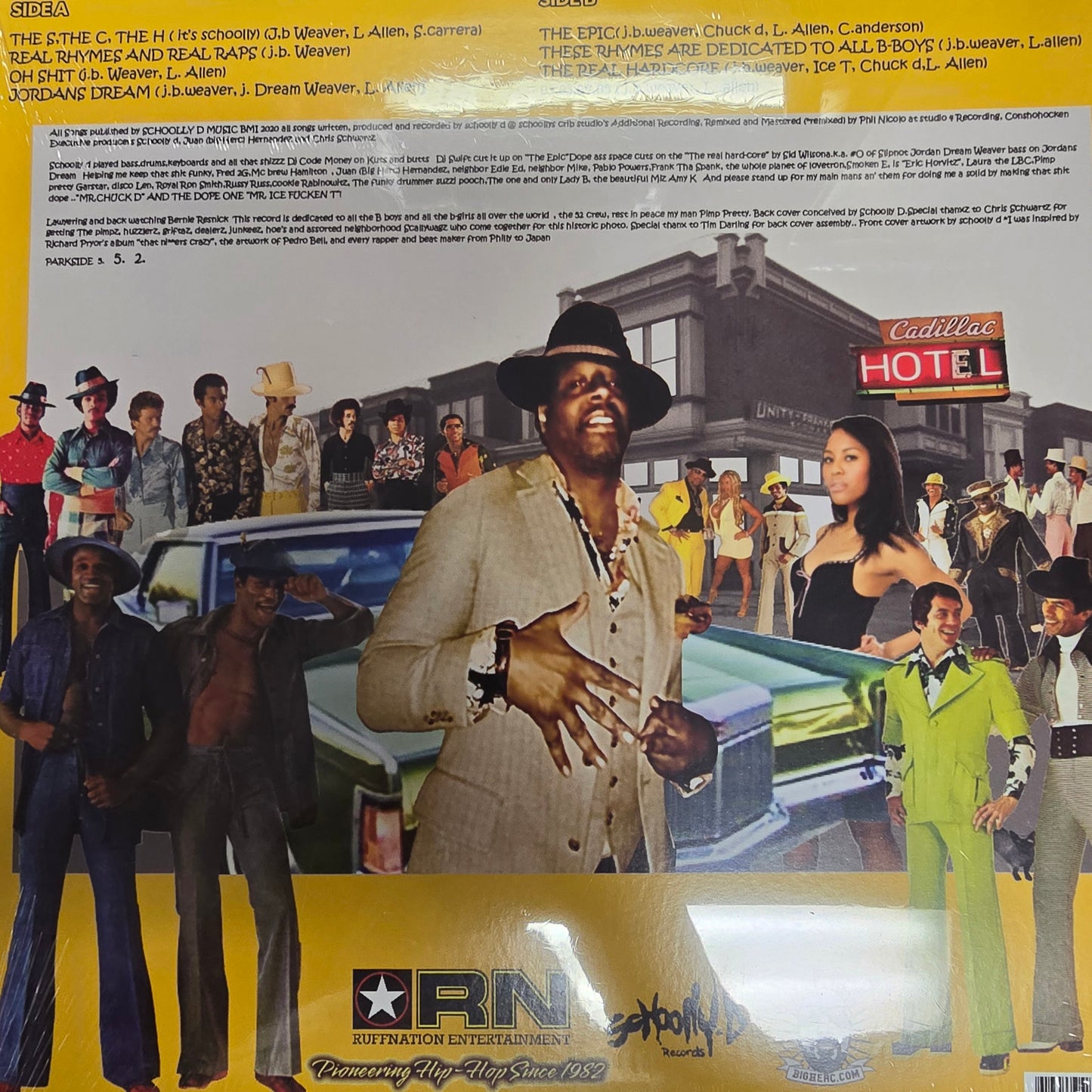 SCHOOLY D : CUZ THAT NIGGA'S CRAZY! THAT'S WHY! LP 180G