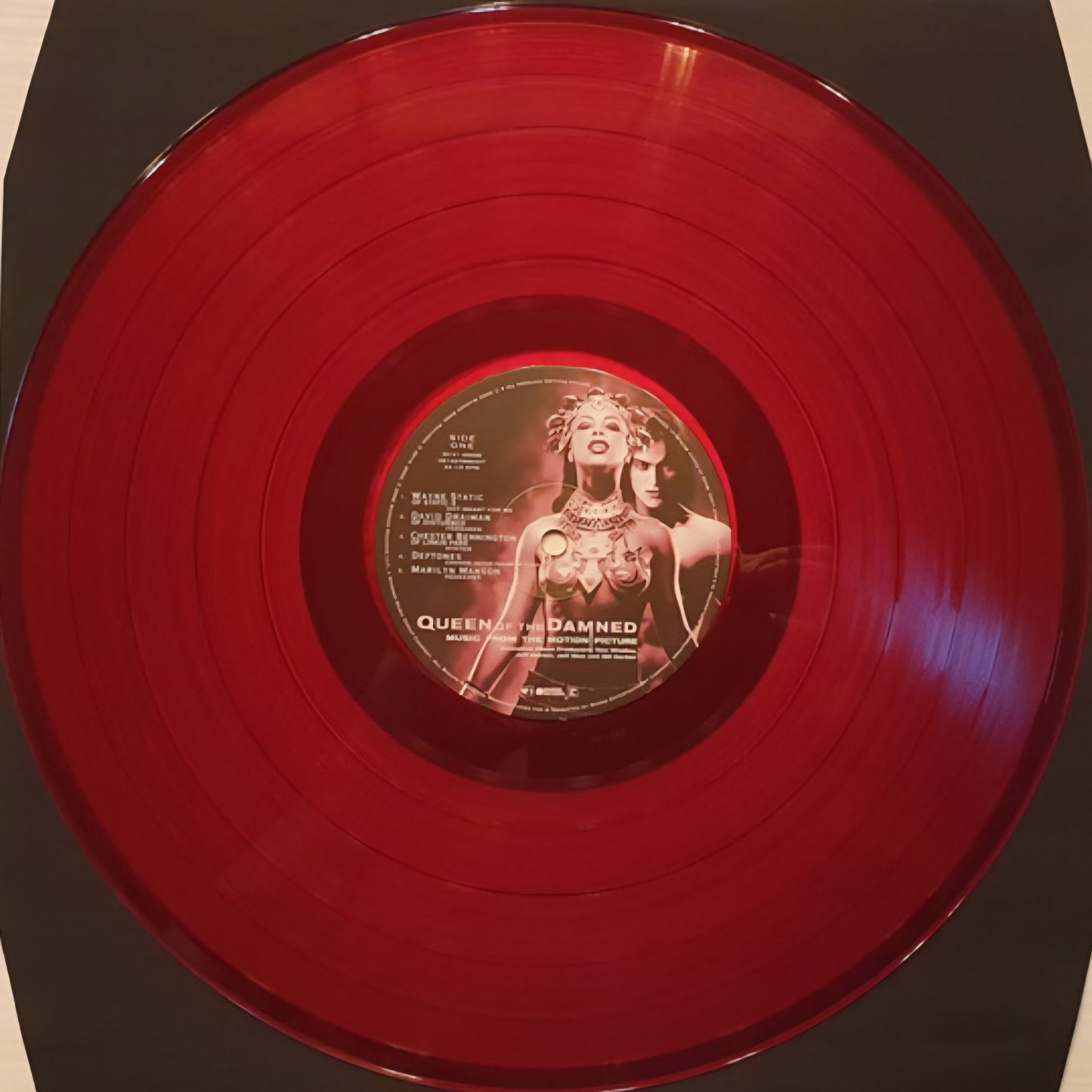 QUEEN OF THE DAMNED : MUSIC FROM THE MOTION PICTURE LTD 2LP 180G BLOOD RED VINYL