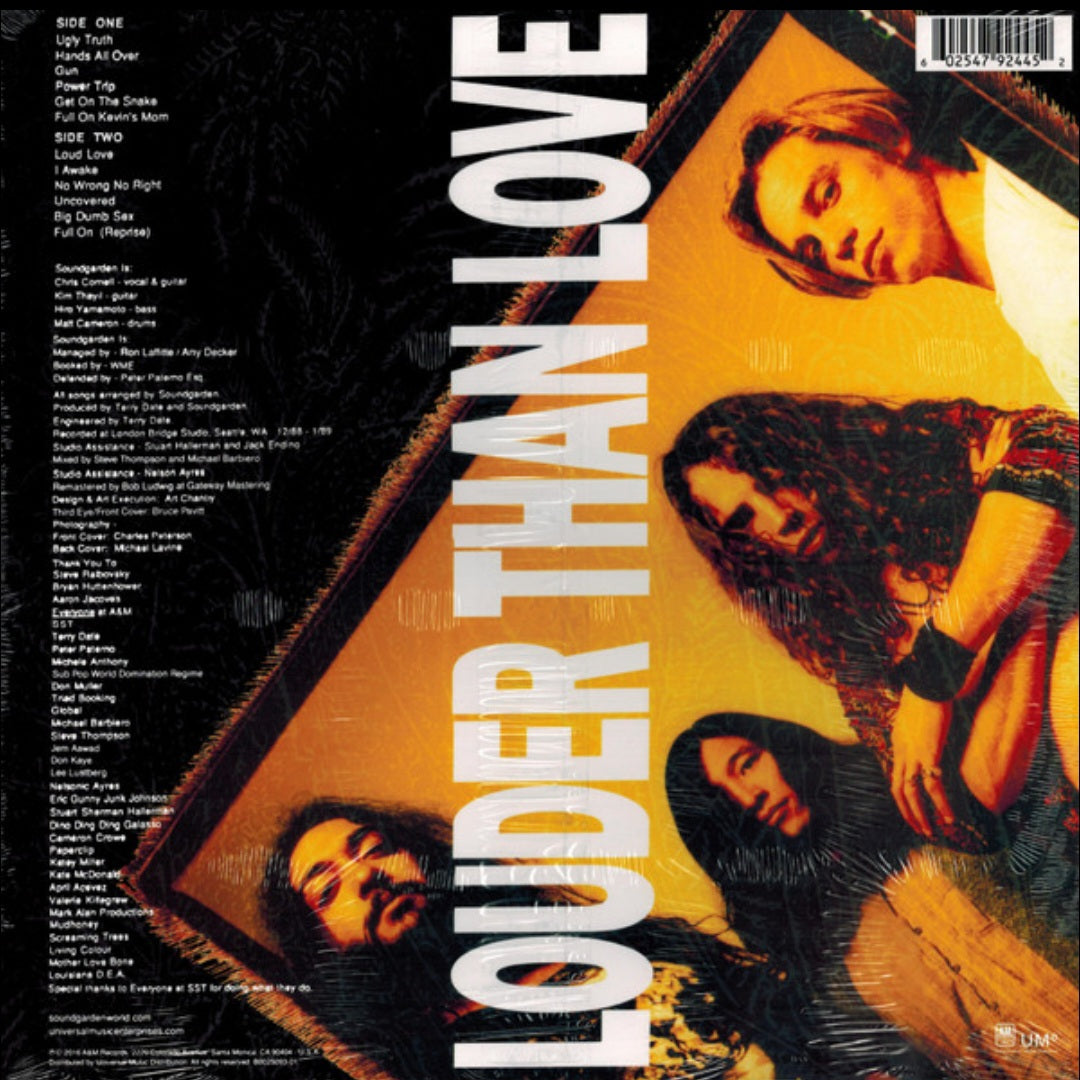 SOUNDGARDEN : LOUDER THAN LOVE LP 180G