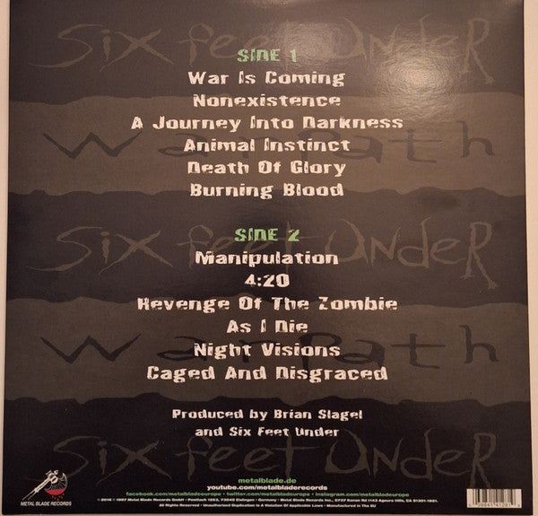 SIX FEET UNDER : WARPATH LP 180G