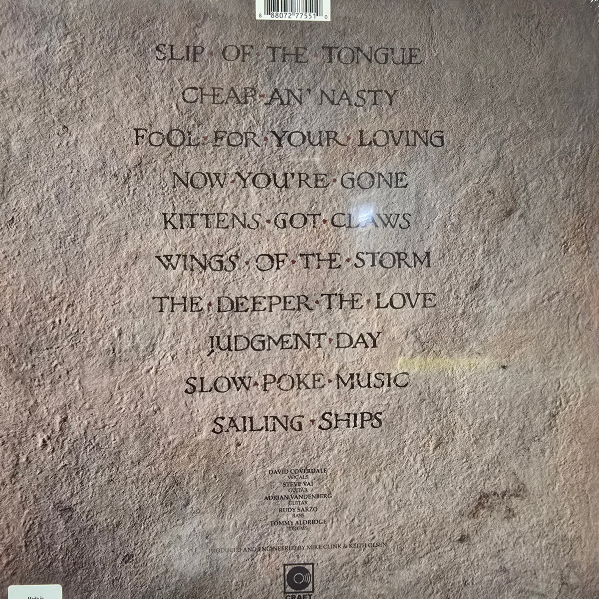 WHITESNAKE : SLIP OF THE TONGUE LP 180G