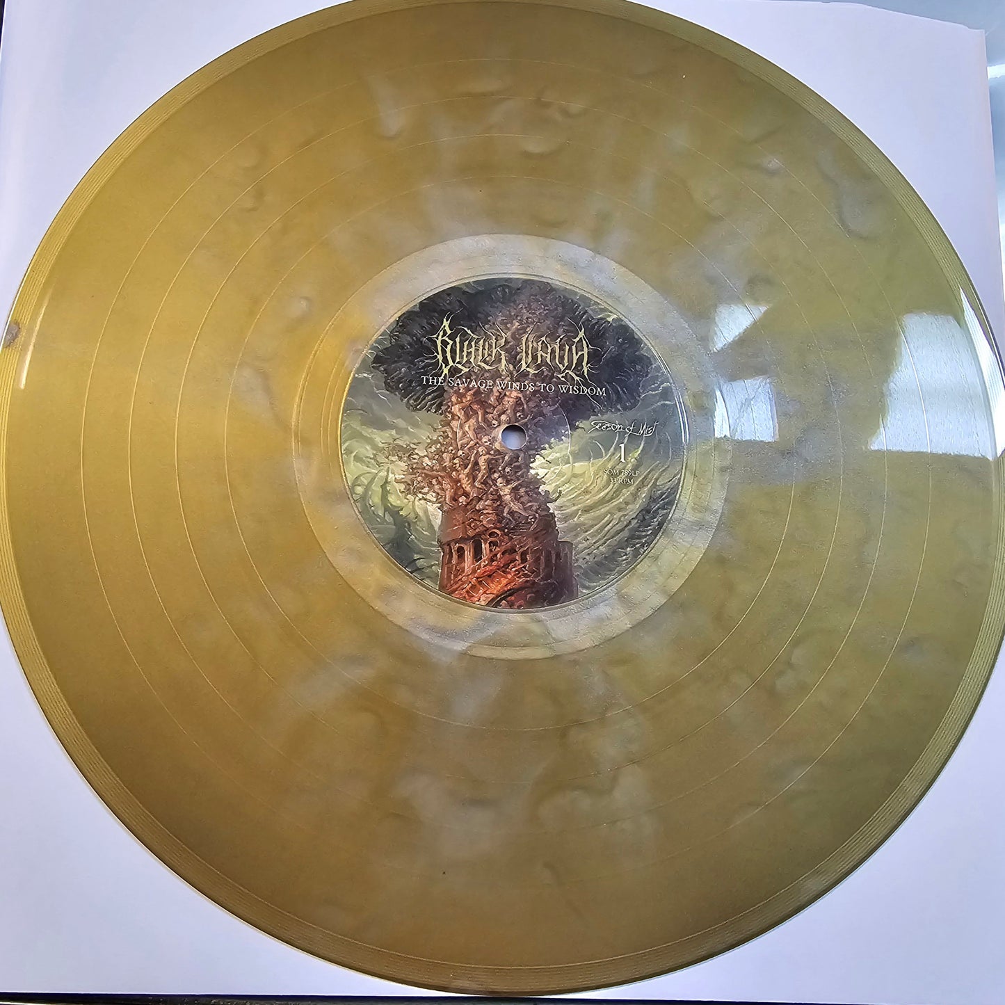 BLACK LAVA : THE SAVAGE WINDS TO WISDOM LTD LP 18OG GOLD SILVER SPLATTER VINYL