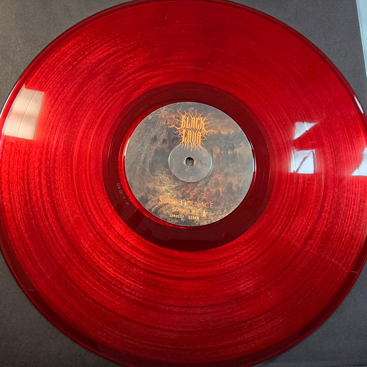 BLACK LAVA : SOUL FURNACE LTD LP 180G RED VINYL