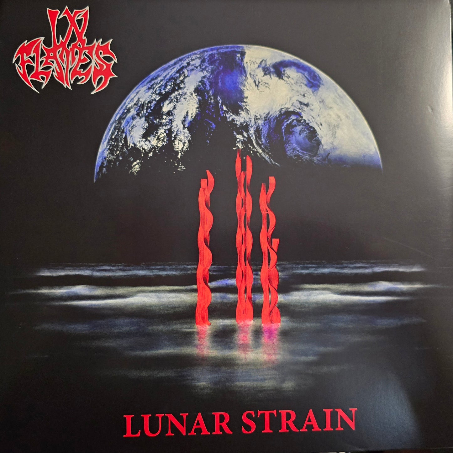 IN FLAMES : LUNAR STRAIN LTD 30TH ANNIVERSARY LP 180G BLUE VINYL