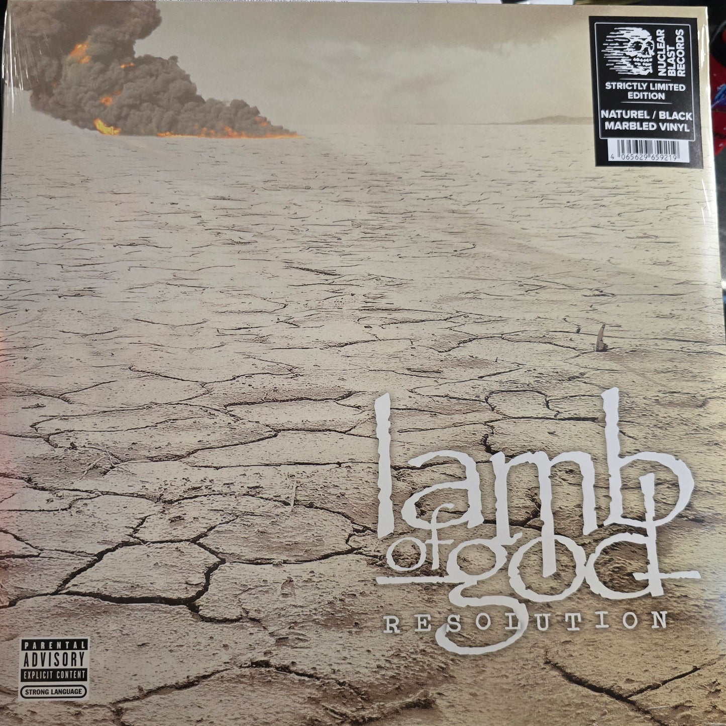 LAMB OF GOD : RESOLUTION LTD LP 180G BLACK MARBLED VINYL