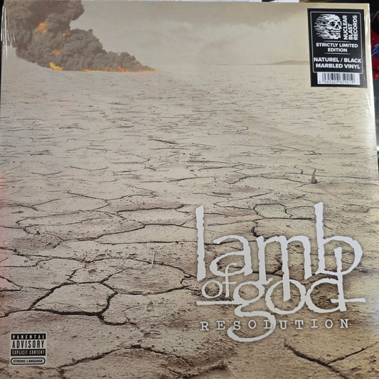 LAMB OF GOD : RESOLUTION LTD LP 180G BLACK MARBLED VINYL