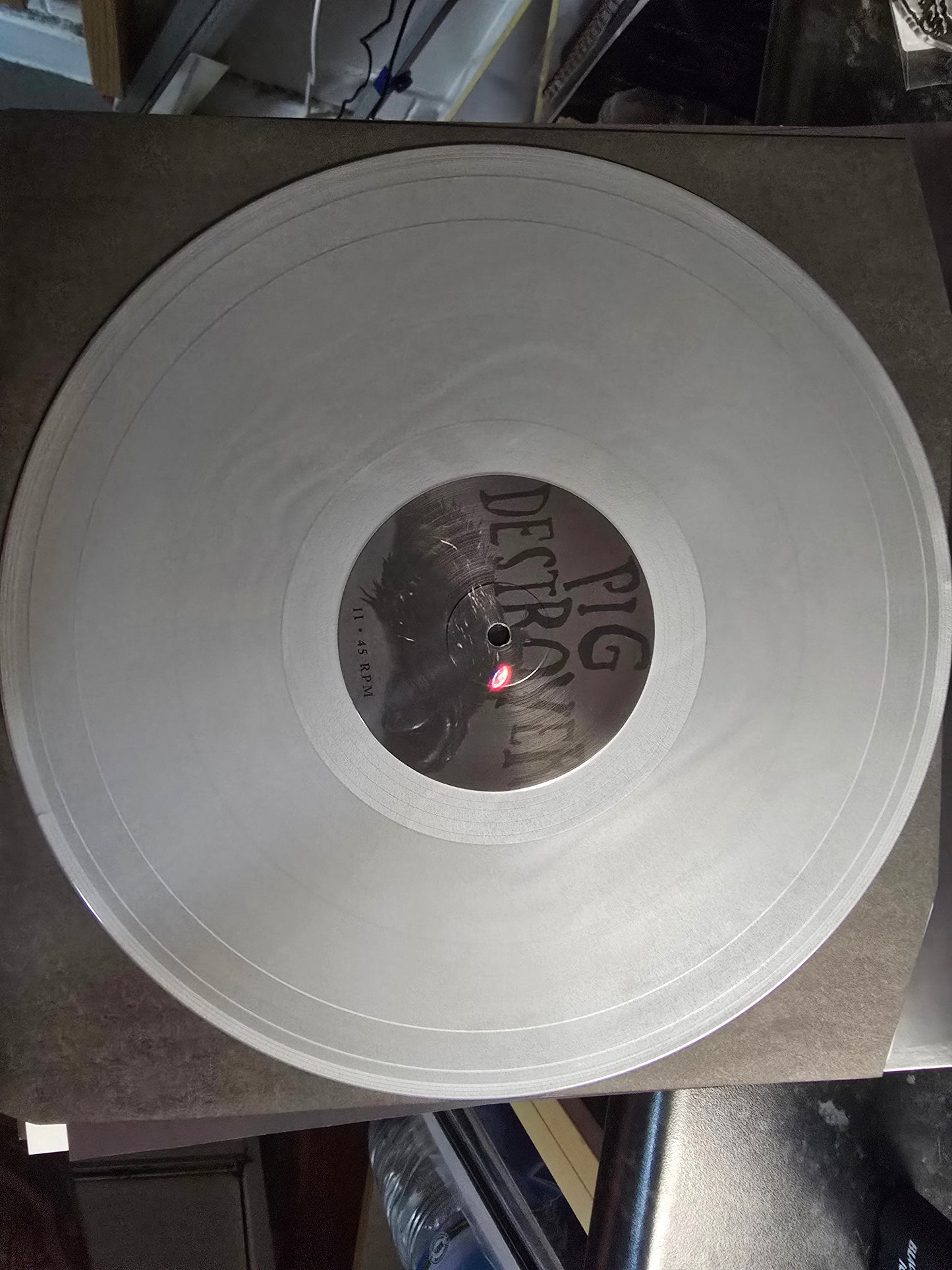 PIG DESTROYER : THE OCTAGONAL STAIRWAY LTD EP 18OG SILVER VINYL