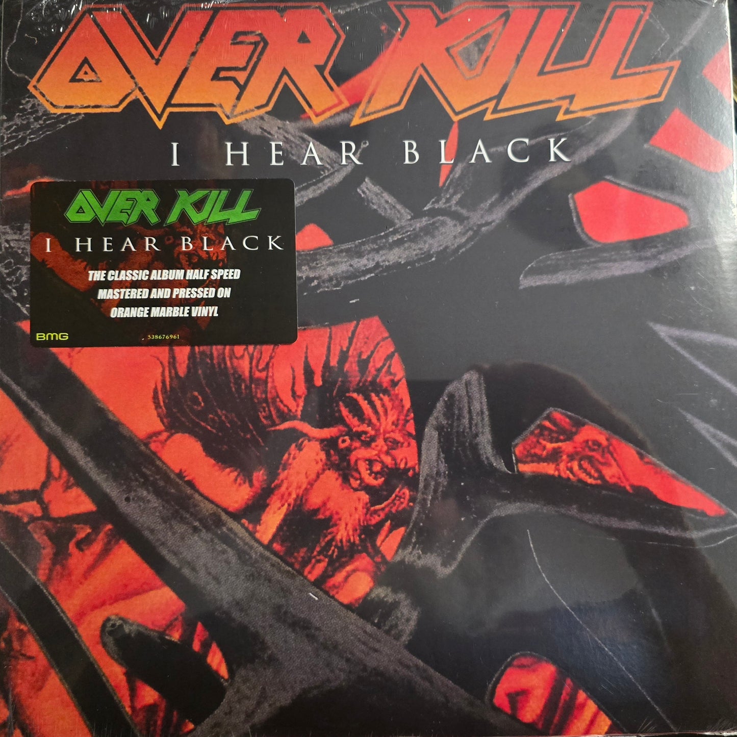 OVERKILL : I HEAR BLACK LTD LP 180G ORANGE VINYL