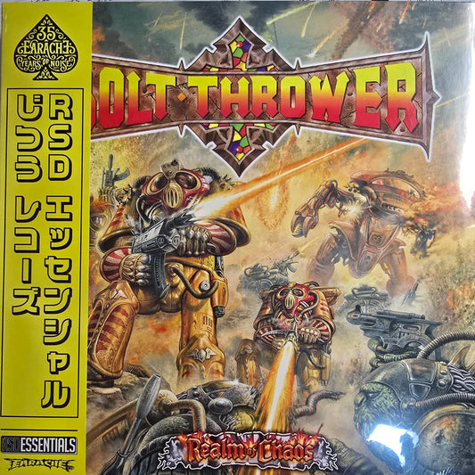 BOLT THROWER : REALM OF CHAOS LTD RSD LP 180G YELLOW SMOKE VINYL W/OBI STRIP