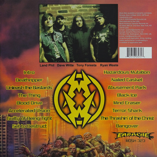 MUNICIPAL WASTE : HAZARDOUS MUTATION LTD LP YELLOW VINYL