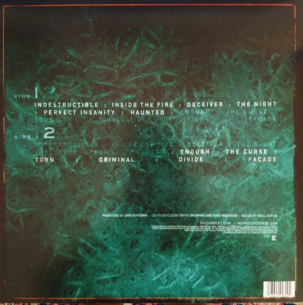 DISTURBED : INDESTRUCTIBLE LP 180G