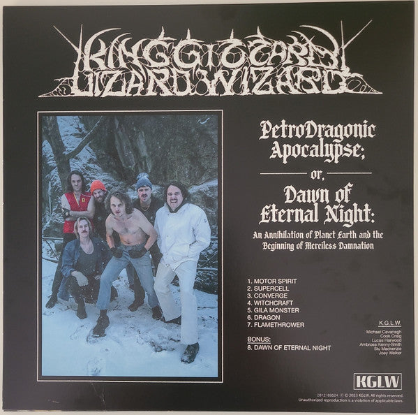 KING GIZZARD AND THE LIZARD WIZARD : PETRODRAGONIC APOCALYPSE 2LP 180G