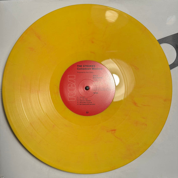 THE STROKES : COMEDOWN MACHINE LTD LP 180G YELLOW RED MARBLED VINYL