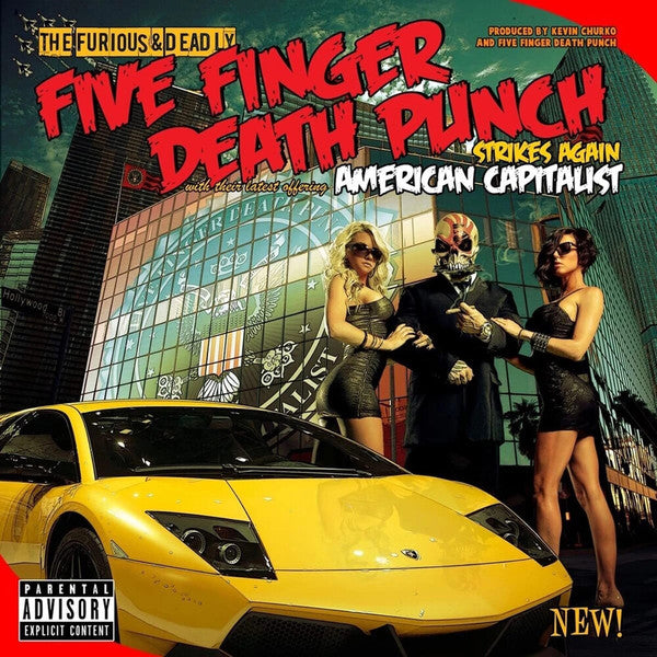 FIVE FINGER DEATH PUNCH : AMERICAN CAPITALIST LP 180G