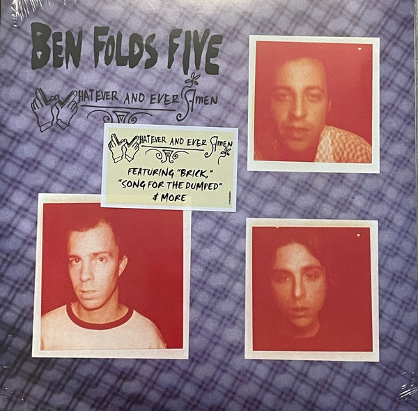 BEN FOLDS FIVE : WHATEVER AND EVER AMEN LP 180G