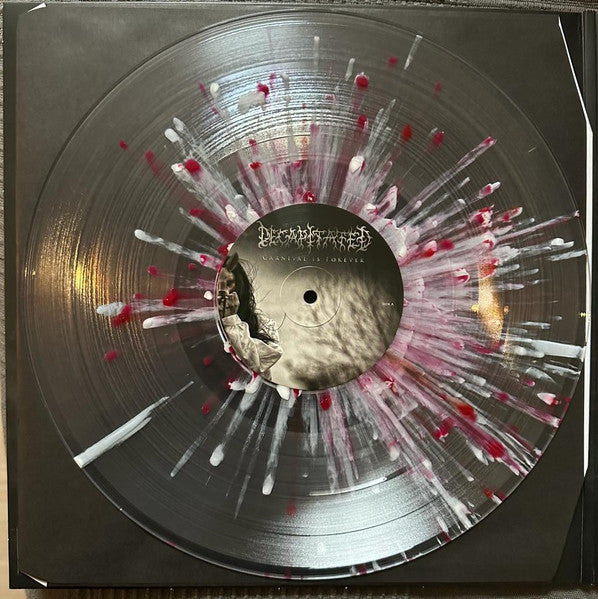 DECAPITATED : CARNIVAL IS FOREVER LTD LP 180G CLEAR RED WHITE SPLATTER VINYL