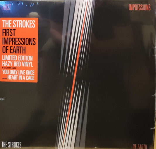 THE STROKES : FIRST IMPRESSIONS OF EARTH LTD LP 180G HAZY RED VINYL