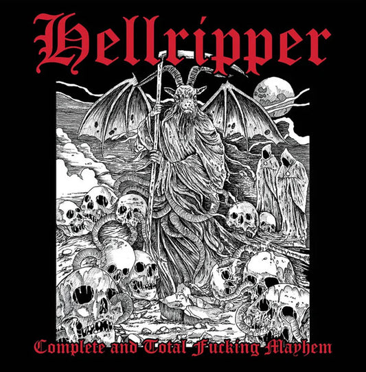 HELLRIPPER : COMPLETE AND TOTAL FUCKING MAYHEM LTD LP 180G WHITE VINYL