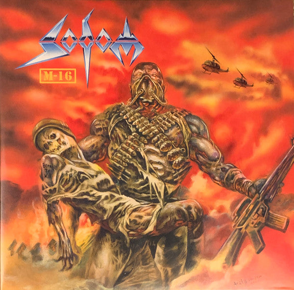SODOM : M16 LTD 2LP 20TH ANNIVERSARY ORANGE VINYL