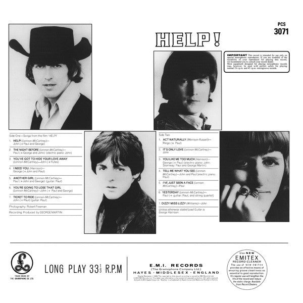 THE BEATLES : HELP ! LP 180G