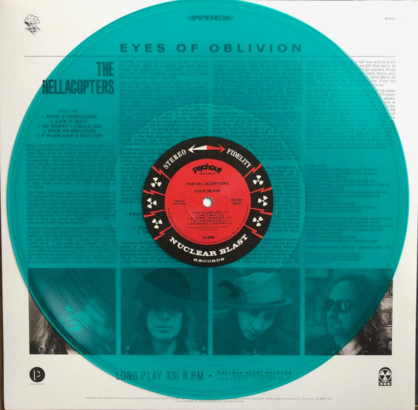 THE HELLACOPTERS LTD LP 180G PETROL VINYL