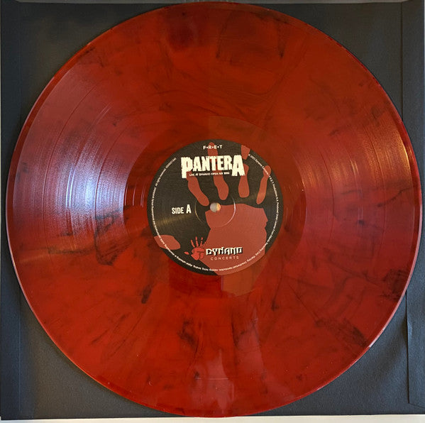 PANTERA : LIVE AT DYNAMO OPEN AIR 1998 LTD 2LP 180G RED BLACK MARBLED VINYL