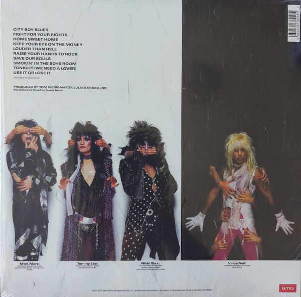 MOTLEY CRUE : THEATRE OF PAIN LP 180G