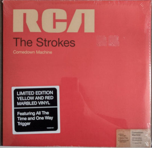 THE STROKES : COMEDOWN MACHINE LTD LP 180G YELLOW RED MARBLED VINYL