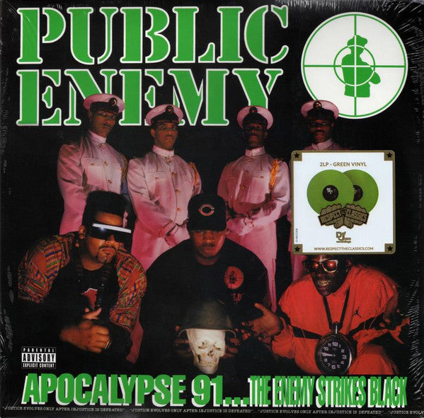 PUBLIC ENEMY : APOCALYPSE 91...THE ENEMY STRIKES BLACK LTD 2LP 180G GREEN VINYL