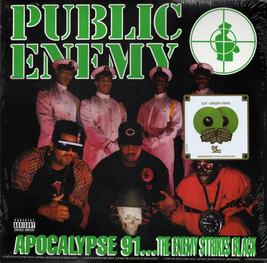 PUBLIC ENEMY : APOCALYPSE 91...THE ENEMY STRIKES BLACK LTD 2LP 180G GREEN VINYL