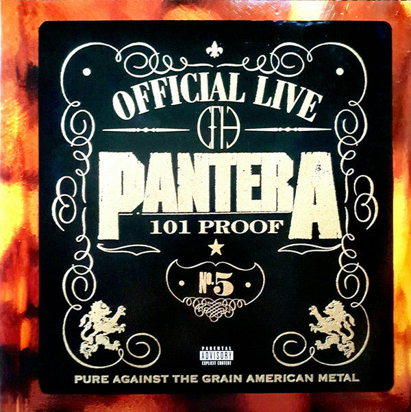 PANTERA : OFFICIAL LIVE - 101 PROOF 2LP 180G