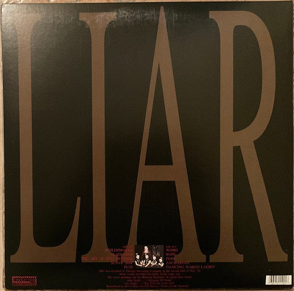 THE JESUS LIZARD : LIAR LP 180G