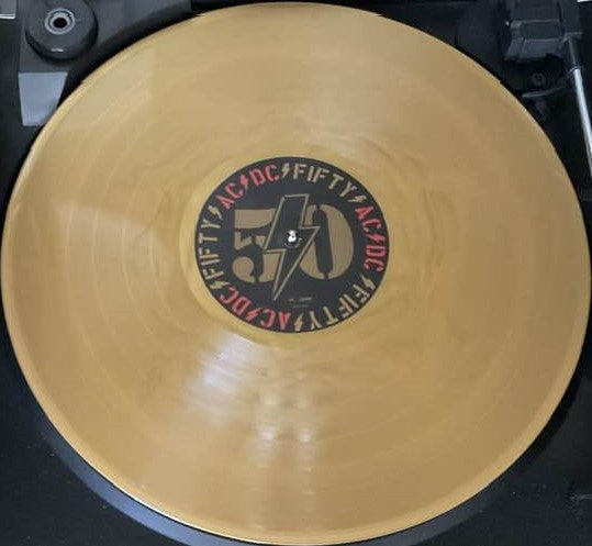 AC/DC : THE RAZORS EDGE LTD LP 180G 50TH ANNIVERSARY GOLD VINYL