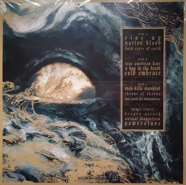 TESTAMENT : DARK ROOTS OF EARTH LTD 2LP 180G CLEAR GOLD GREEN SPLATTER VINYL