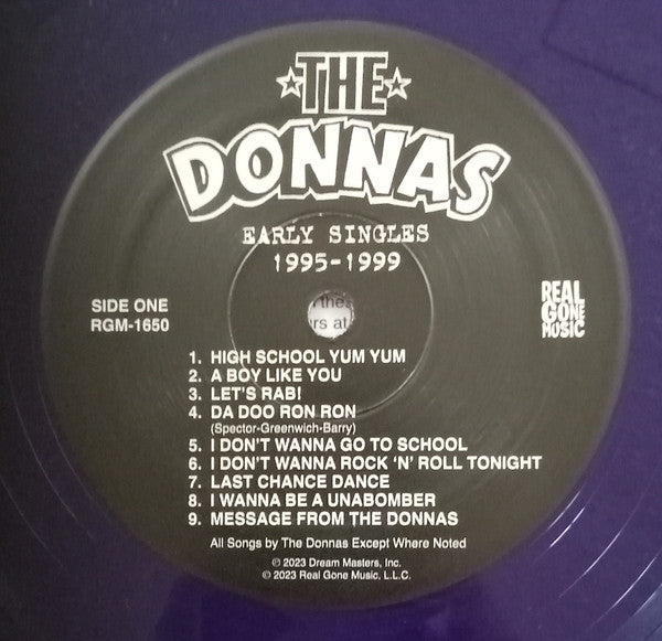 THE DONNAS : EARLY SINGLES 1995-1999 LTD LP 180G PURPLE VINYL