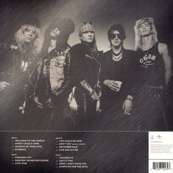 GUNS N ROSES : GREATEST HITS 2LP 180G