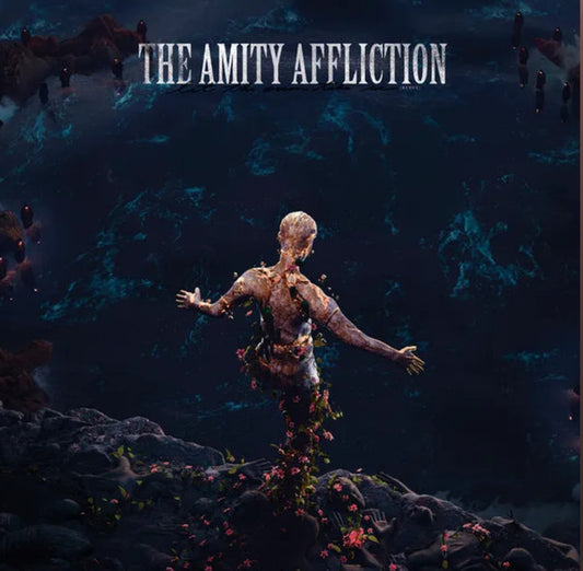 THE AMITY AFFLICTION : LET THE OCEAN TAKE ME REDUX LTD LP 180G SEA BLUE WHITE SPLATTER VINYL